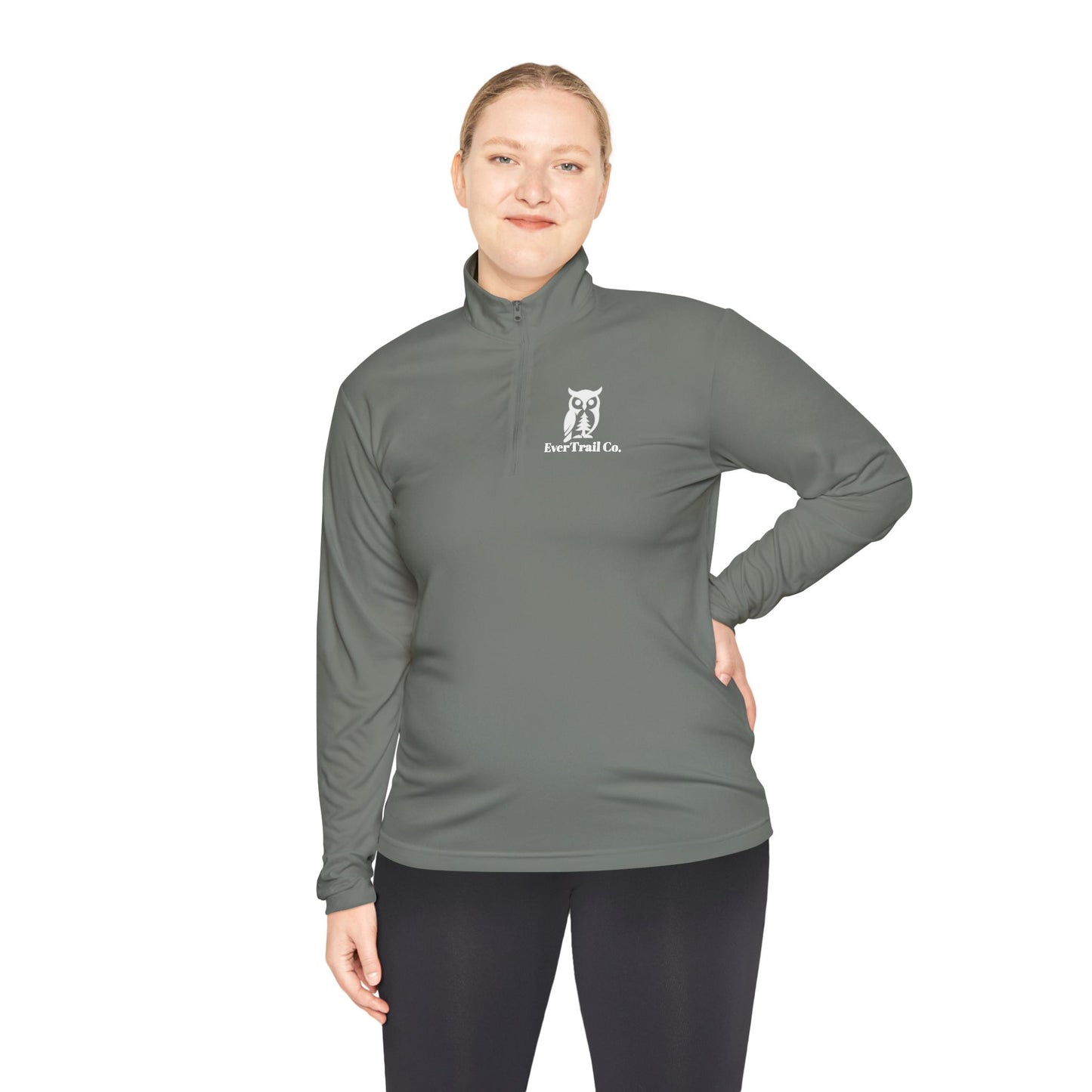 Stylish Unisex Quarter-Zip Pullover for Casual Comfort, Perfect for Outdoor Activities, Gift for Him or Her, Athleisure Wear, Pet Lovers