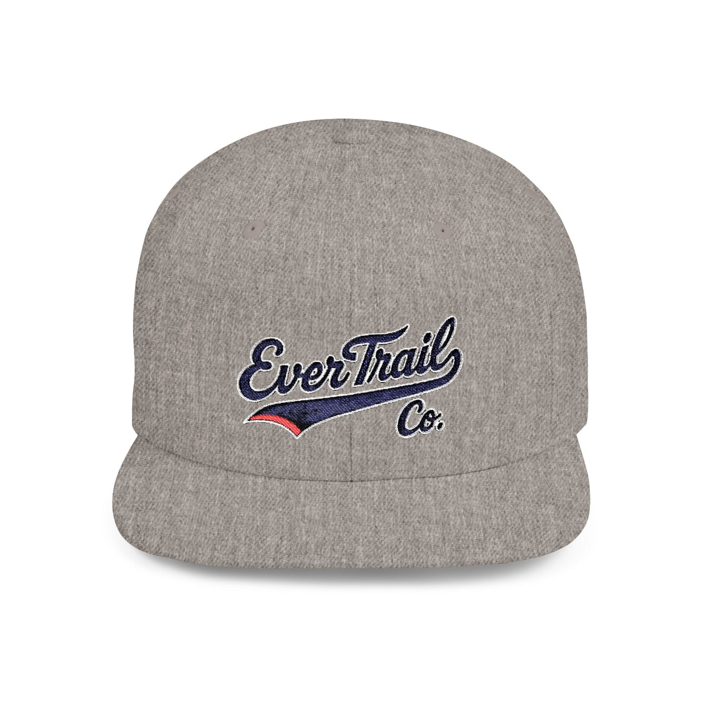 EverTrail Co.™ Baseball Script Flatbill Snapback