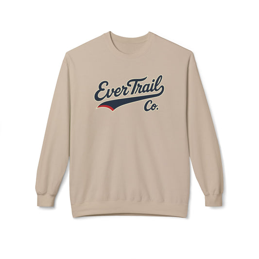 EverTrail Co.™ Baseball Script Crewneck Sweatshirt