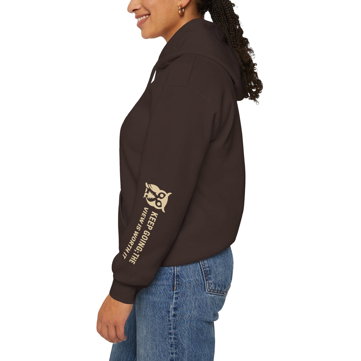 Trail to Wholeness™ Hoodie – Keep Going; The View Is Worth It