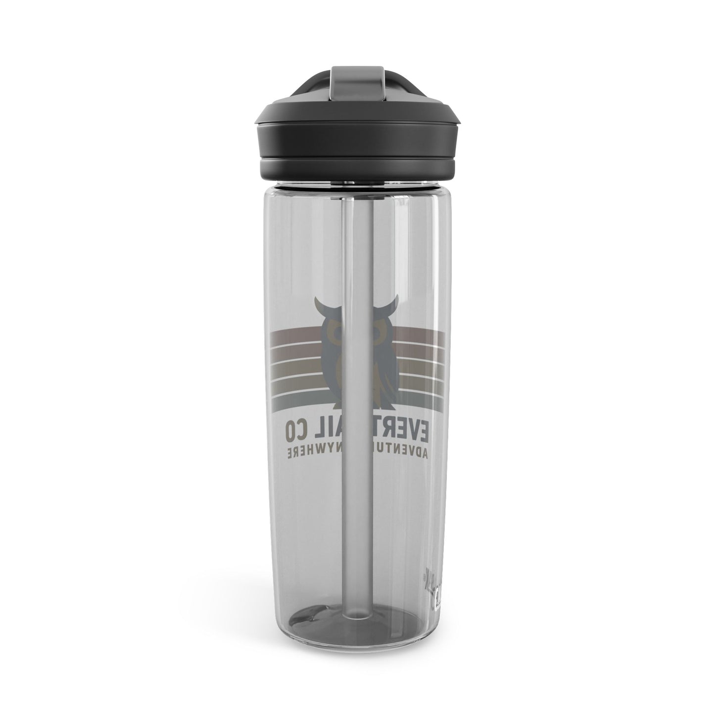 Retro Owl Water Bottle, Eco-Friendly Hydration, Sports Bottle for Hiking, Gifts for Adventurers, Everyday Essentials
