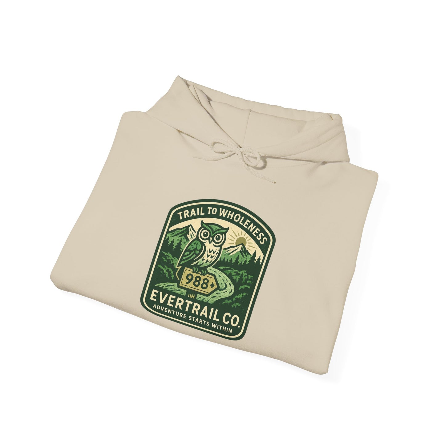 Trail to Wholeness™ Hoodie – Keep Going; The View Is Worth It