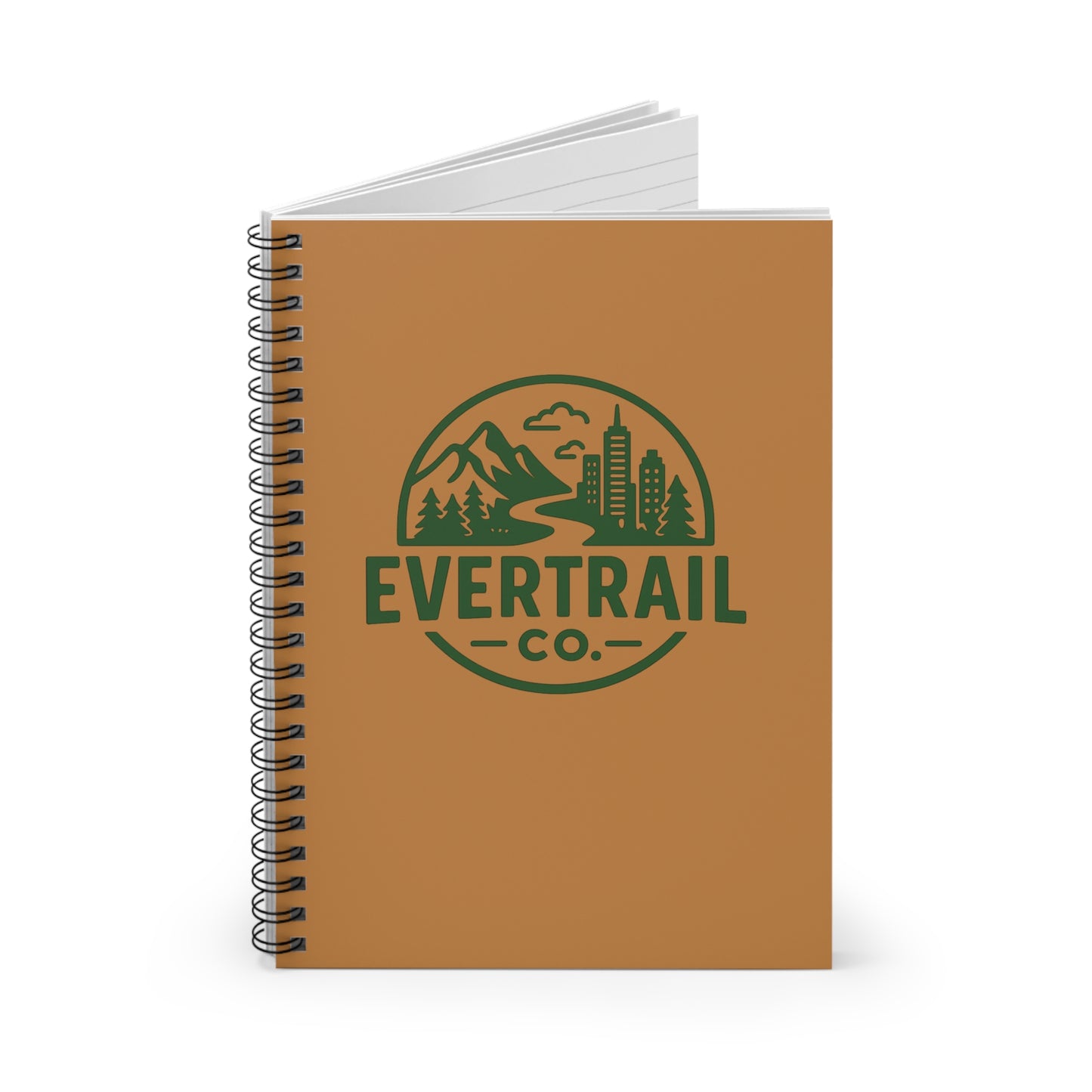 EverTrail Co. Spiral Notebook — Ruled Adventure Journal for Outdoors & Urban Explorers