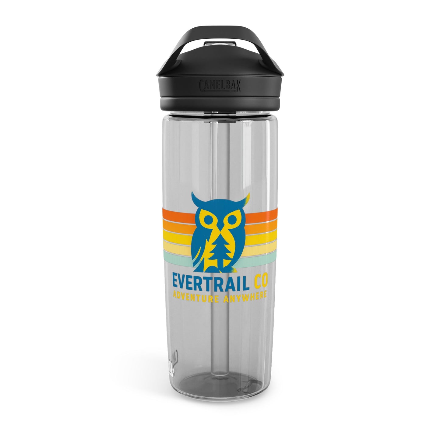 Retro Owl Water Bottle, Eco-Friendly Hydration, Sports Bottle for Hiking, Gifts for Adventurers, Everyday Essentials
