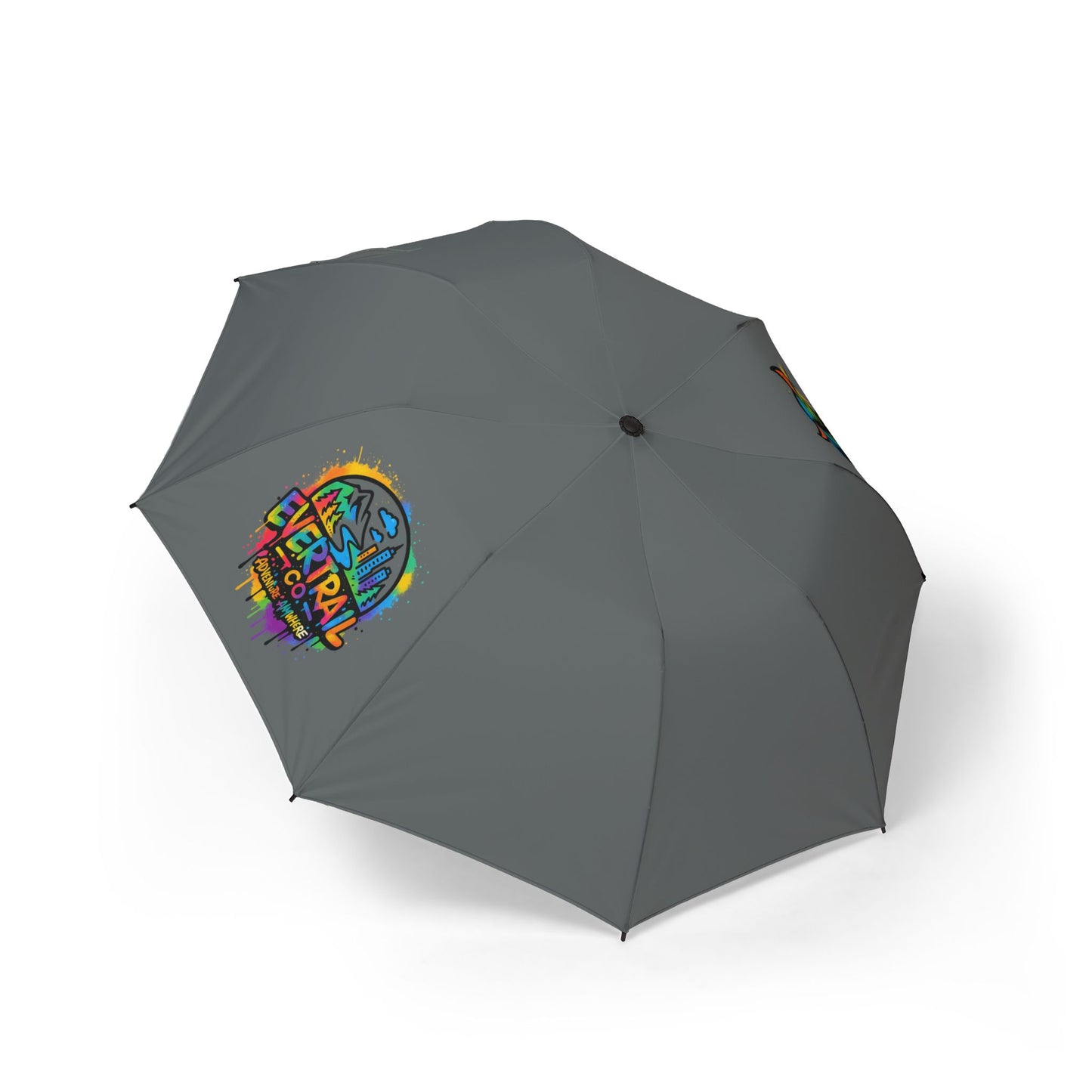 Colorful Urban Semi-Automatic Foldable Umbrella - Perfect for Rainy Days, Outdoor Events, Fashion Accessory, Travel Companion, Gift Idea