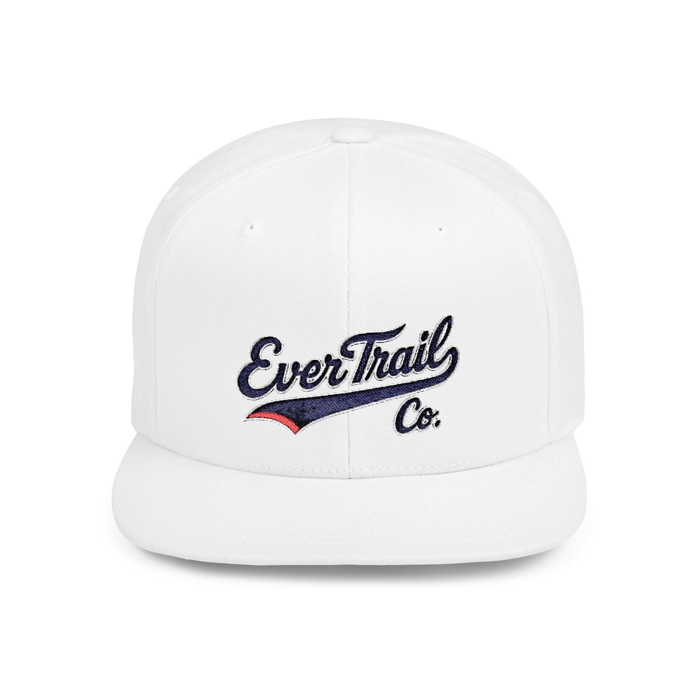 EverTrail Co.™ Baseball Script Flatbill Snapback