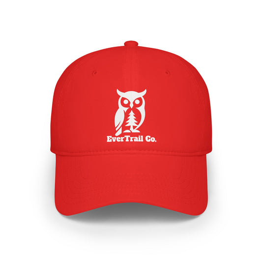 Stylish Owl Low Profile Baseball Cap | Cute Hat for Nature Lovers, Casual Wear, Gifts, Outdoor Activities, Everyday Style
