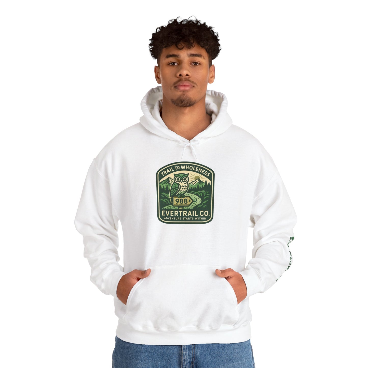Trail to Wholeness™ Hoodie – Keep Going; The View Is Worth It