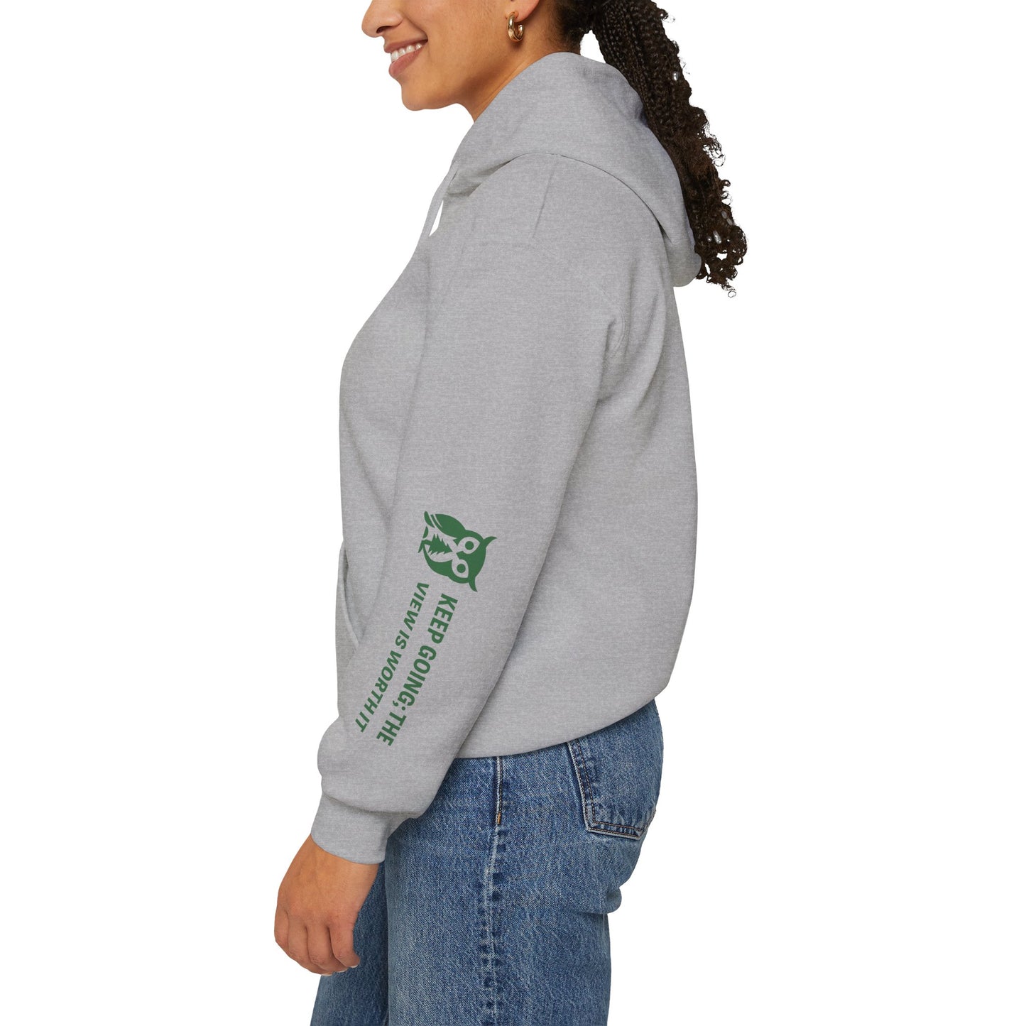 Trail to Wholeness™ Hoodie – Keep Going; The View Is Worth It