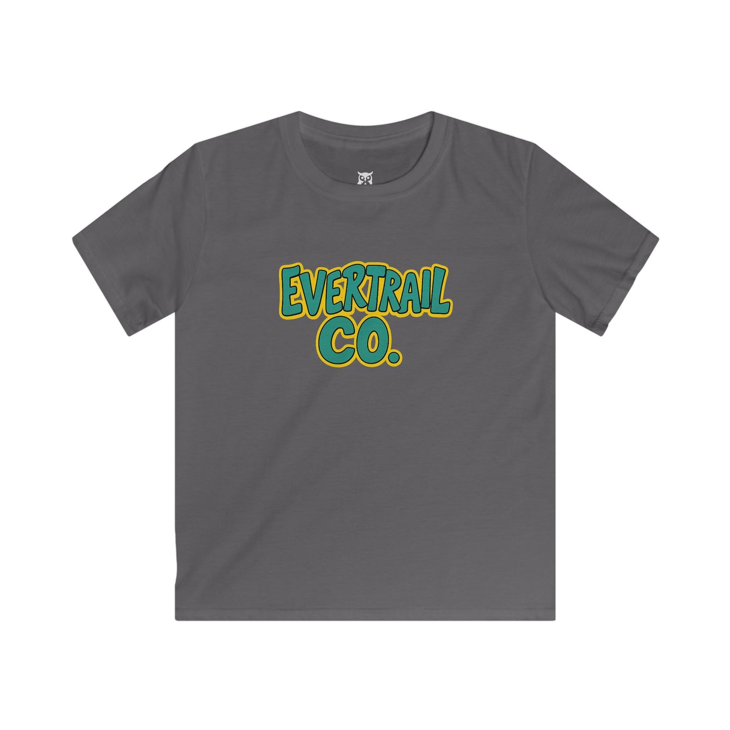 Evertrail Co. Kids Scooby Softstyle Tee - Fun Graphic T-Shirt for Children, Summer Outfit, Birthday Gift, Casual Playwear, Everyday Style
