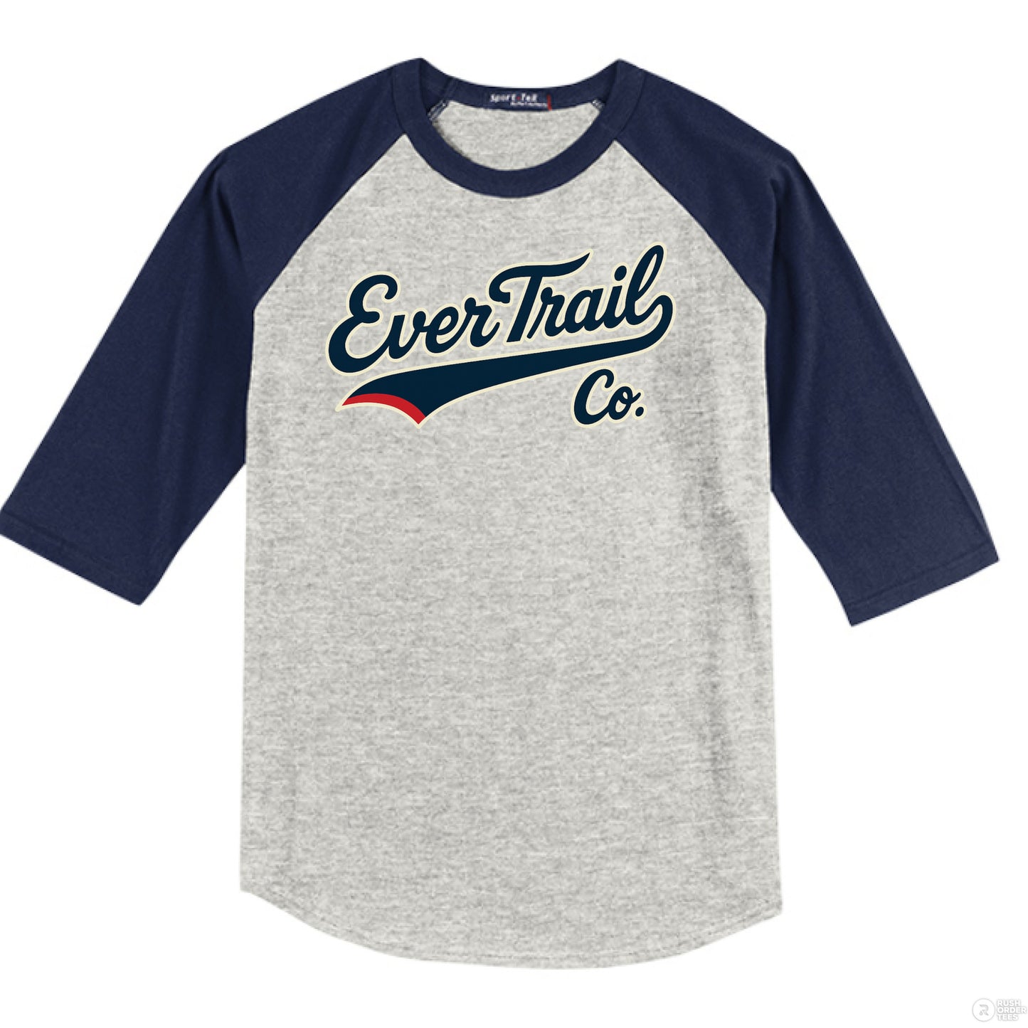 HEATHER GREY / NAVY - FRONT